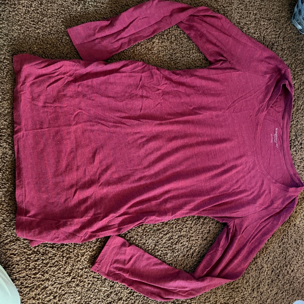 Motherhood Maternity Red Long Sleeve Knit Top – Size Large